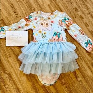 Posh Peanut Margaret Tulle with Bodysuit.